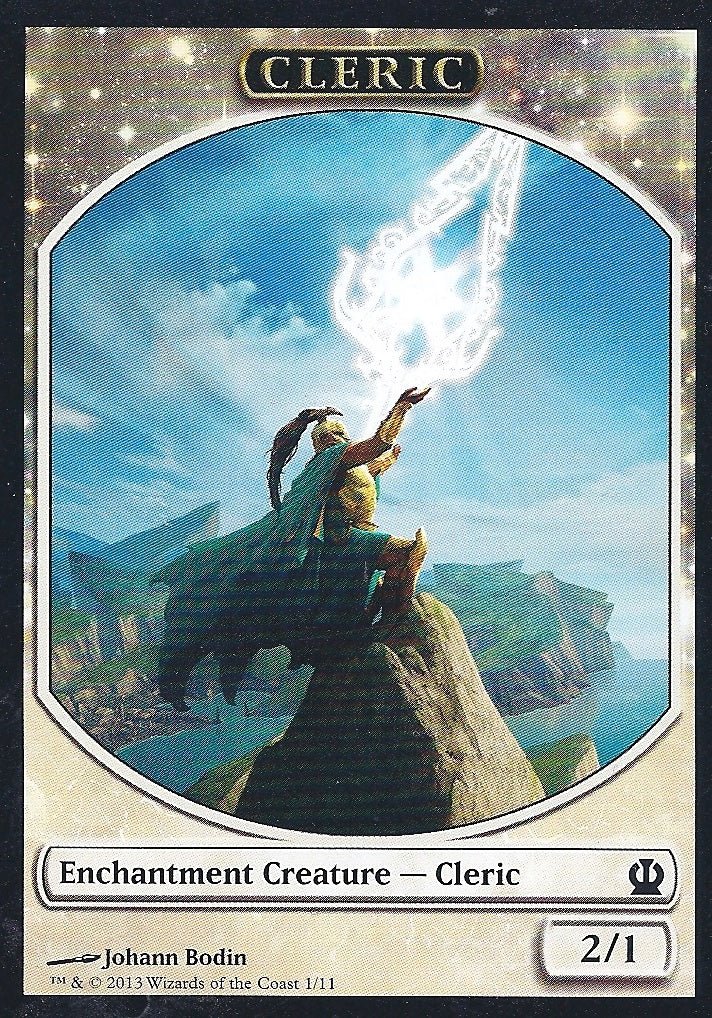 Cleric Token (Theros) Near Mint - Nick Nack's Full Frontal Attack