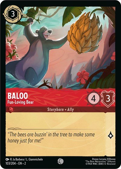 Baloo - Fun - Loving Bear (Rise of the Floodborn) Near Mint - Nick Nack's Full Frontal Attack