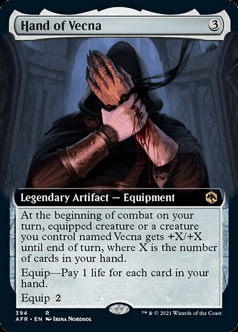 Hand of Vecna (Extended Art) (Adventures in the Forgotten Realms) Near Mint - Nick Nack's Full Frontal Attack
