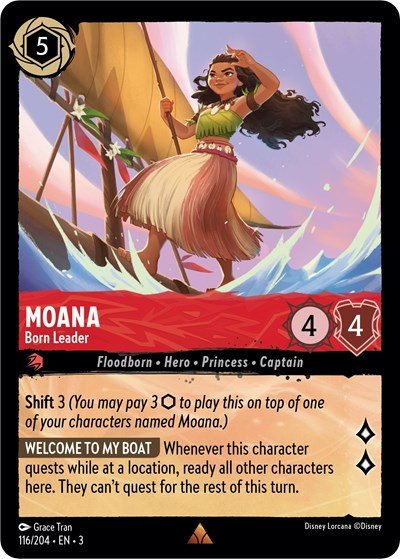Moana - Born Leader (Into the Inklands) Near Mint - Nick Nack's Full Frontal Attack