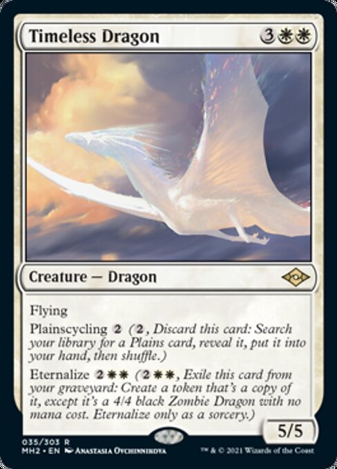 Timeless Dragon (Modern Horizons 2) Near Mint - Nick Nack's Full Frontal Attack