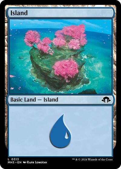 Island (0313) (Modern Horizons 3) Near Mint - Nick Nack's Full Frontal Attack