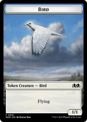 Bird // Food (0010) Double-Sided Token [Wilds of Eldraine Tokens]