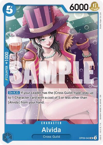 Alvida (Reprint) (Starter Deck 25: BLUE Buggy) Near Mint - Nick Nack's Full Frontal Attack