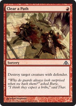 Clear a Path (Dragon's Maze) Near Mint - Nick Nack's Full Frontal Attack