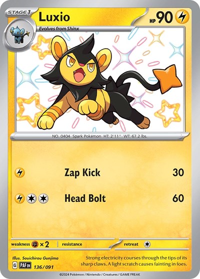 Luxray (SV: Paldean Fates) Near Mint Holofoil