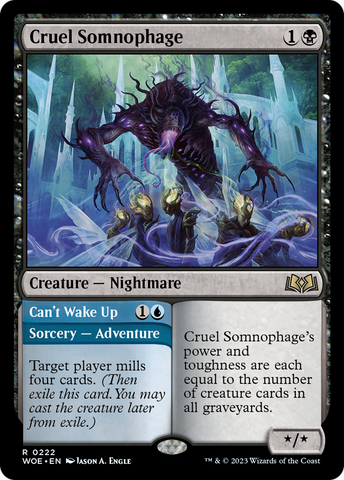 Cruel Somnophage // Can't Wake Up [Wilds of Eldraine]