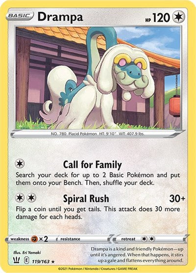 Drampa (SWSH05: Battle Styles) Near Mint