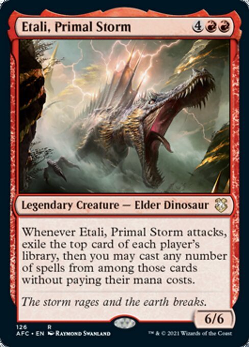Etali, Primal Storm (Commander 2021 Forgotten Realms) Near Mint - Nick Nack's Full Frontal Attack