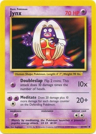 Jynx (Base Set) Light Play Unlimited
