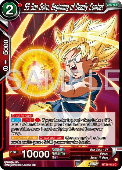 SS Son Goku, Begining of Deadly Combat (Ultimate Advent) Near Mint - Nick Nack's Full Frontal Attack
