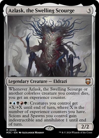 Azlask, the Swelling Scourge (Commander: Modern Horizons 3) Near Mint Foil - Nick Nack's Full Frontal Attack
