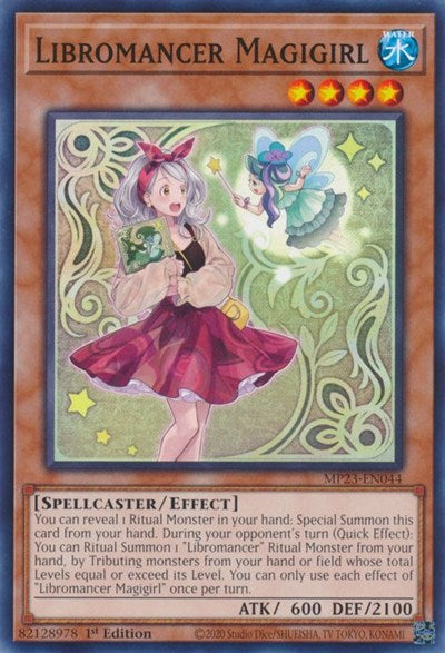 Libromancer Magigirl (25th Anniversary Tin: Dueling Heroes Mega Pack) Light Play 1st Edition