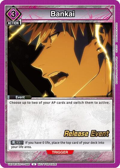 Bankai (066) (BLEACH: Thousand - Year Blood War Release Event Cards) Near Mint - Nick Nack's Full Frontal Attack