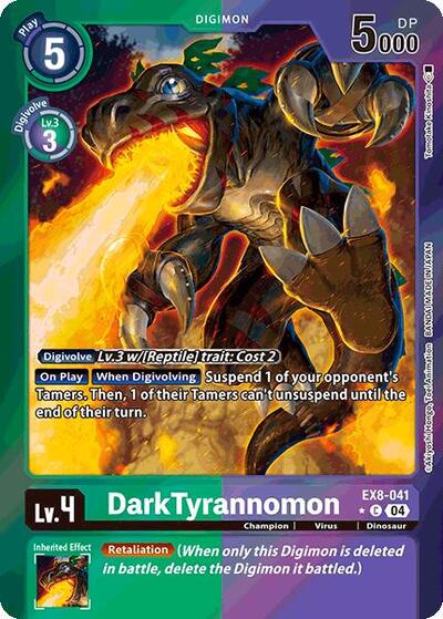 DarkTyrannomon (Limited Foil) (Chain of Liberation) Near Mint Foil - Nick Nack's Full Frontal Attack