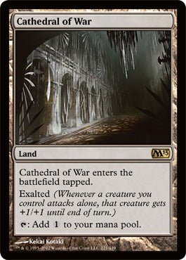 Cathedral of War (Magic 2013 Core Set) Light Play - Nick Nack's Full Frontal Attack