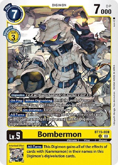 Bombermon (Exceed Apocalypse) Near Mint - Nick Nack's Full Frontal Attack