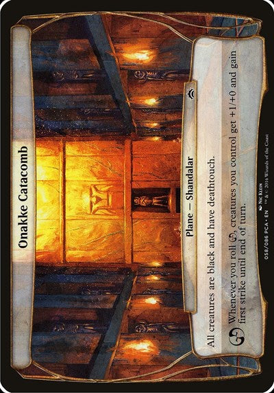 Onakke Catacomb (Planechase Anthology) (Oversize Cards) Near Mint