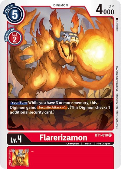 Flarerizamon (Release Special Booster) Near Mint