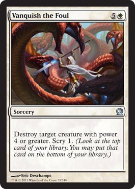 Vanquish the Foul (Theros) Near Mint - Nick Nack's Full Frontal Attack