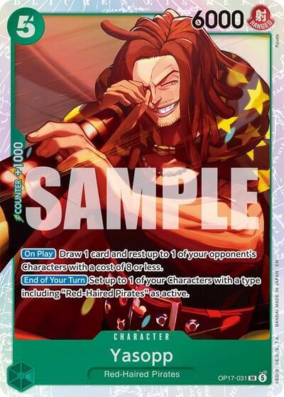 Yasopp (The World's Strongest Warriors) Near Mint Foil