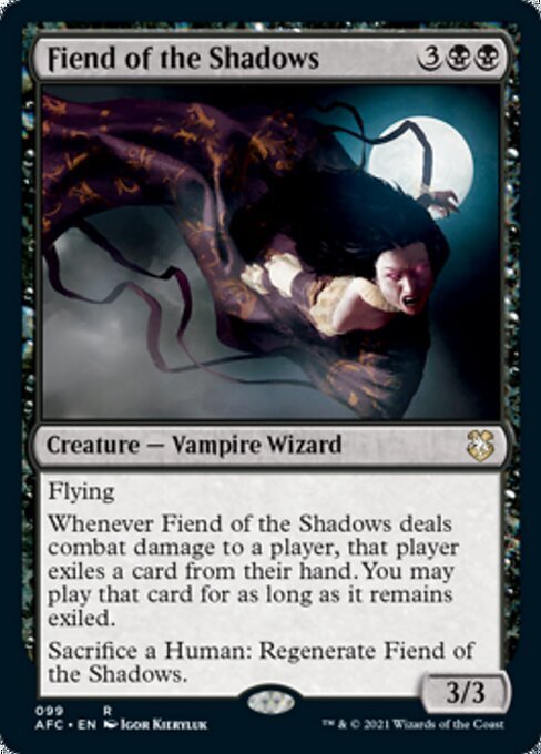 Fiend of the Shadows (Commander 2021 Forgotten Realms) Near Mint - Nick Nack's Full Frontal Attack