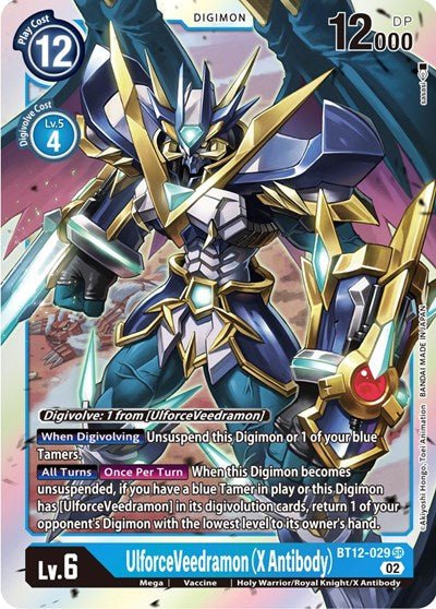 UlforceVeedramon (X Antibody) (Across Time) Near Mint Foil - Nick Nack's Full Frontal Attack