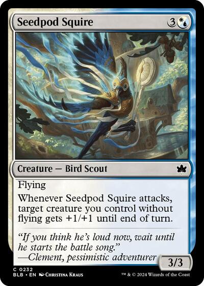 Seedpod Squire (Bloomburrow) Near Mint
