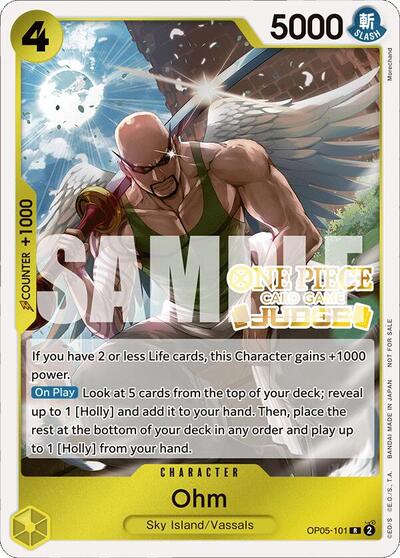 Ohm (Judge Pack Vol. 4) (One Piece Promotion Cards) Near Mint Foil