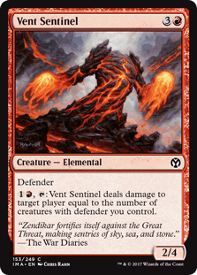 Vent Sentinel (Iconic Masters) Near Mint - Nick Nack's Full Frontal Attack