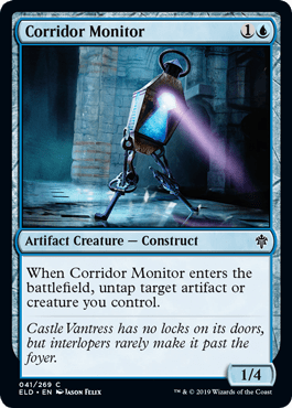 Corridor Monitor (Throne of Eldraine) Near Mint Foil - Nick Nack's Full Frontal Attack