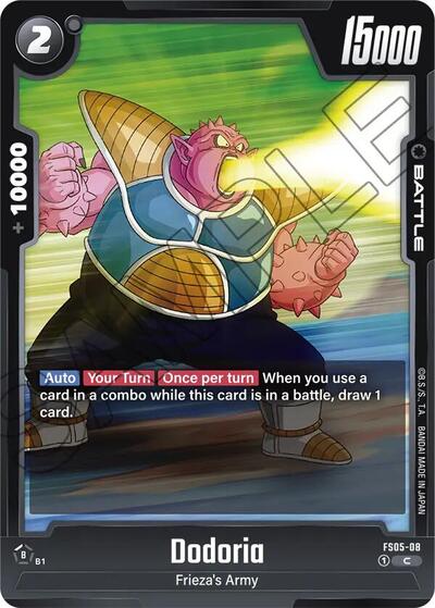 Dodoria (Starter Deck 5: Bardock) Near Mint
