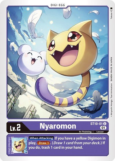 Nyaromon (Starter Deck 10: Parallel World Tactician) Near Mint - Nick Nack's Full Frontal Attack
