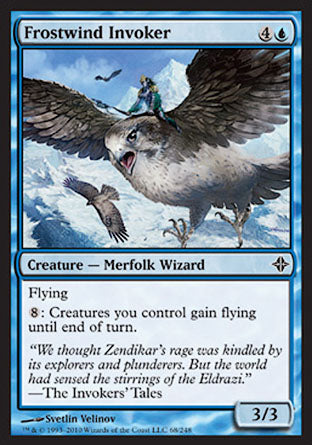 Frostwind Invoker (Rise of the Eldrazi) Light Play