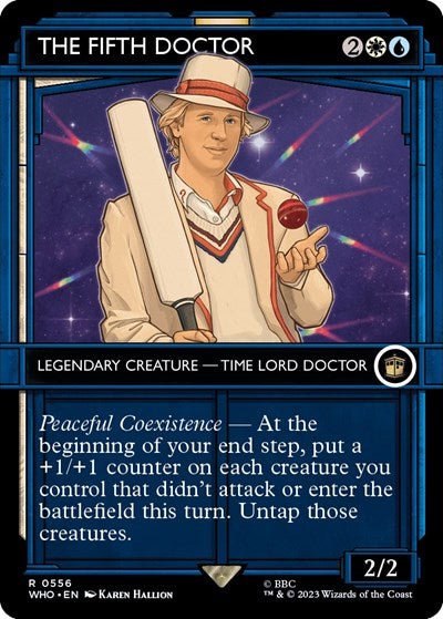 The Fifth Doctor (Showcase) (Universes Beyond: Doctor Who) Near Mint - Nick Nack's Full Frontal Attack