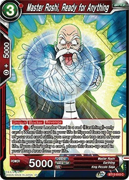 Master Roshi, Ready for Anything (Vicious Rejuvenation) Near Mint