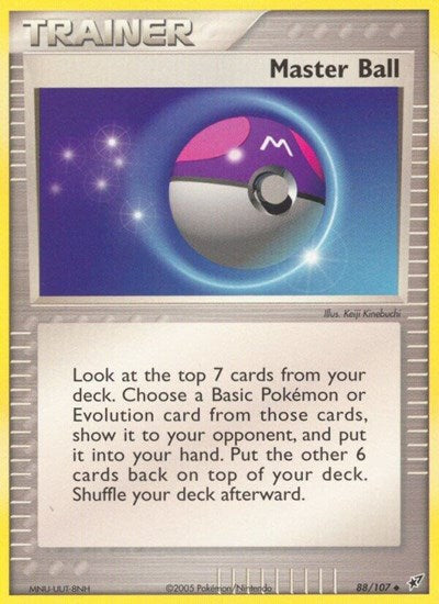 Master Ball (Deoxys) Light Play