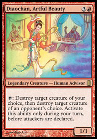 Diaochan, Artful Beauty (Commander's Arsenal) Near Mint Foil