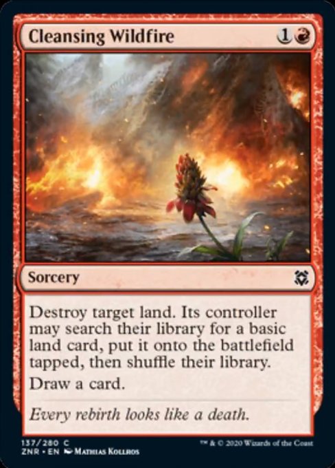 Cleansing Wildfire (Zendikar Rising) Near Mint