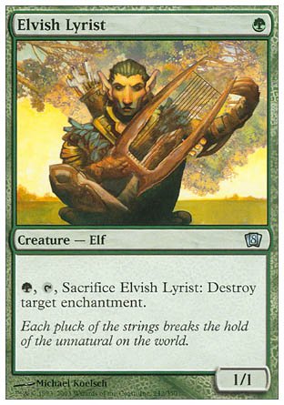 Elvish Lyrist (8th Edition) Near Mint - Nick Nack's Full Frontal Attack