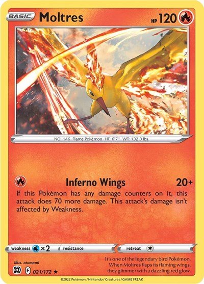Moltres - 021 (Deck Exclusives) Near Mint - Nick Nack's Full Frontal Attack