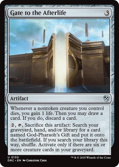 Gate to the Afterlife (Commander: Aetherdrift) Near Mint - Nick Nack's Full Frontal Attack