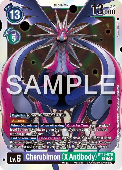 Cherubimon (X Antibody) (Beginning Observer) Near Mint Foil - Nick Nack's Full Frontal Attack