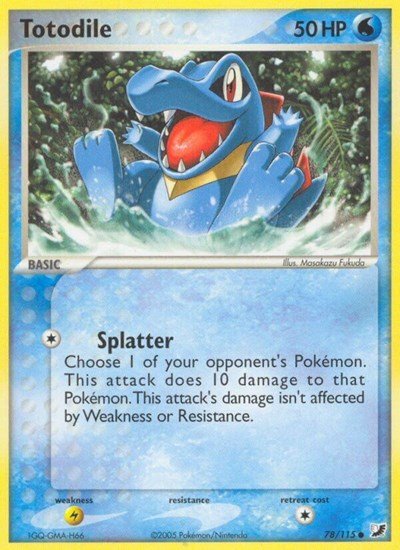 Totodile (Unseen Forces) Light Play - Nick Nack's Full Frontal Attack