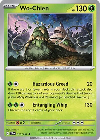 Wo-Chien (SV08: Surging Sparks) Near Mint