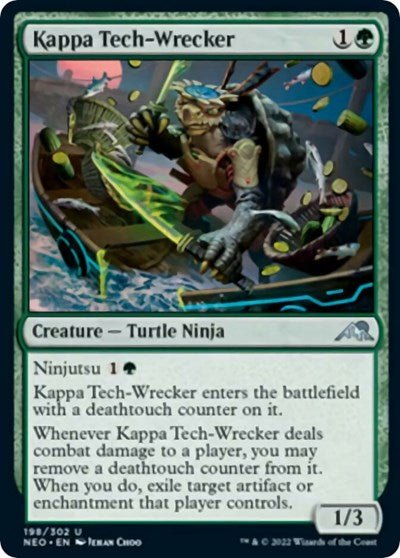 Kappa Tech - Wrecker (Kamigawa: Neon Dynasty) Near Mint - Nick Nack's Full Frontal Attack