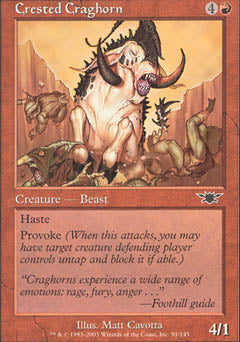 Crested Craghorn (Legions) Medium Play