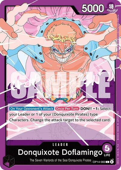 Donquixhote Doflamingo (The Azure Sea's Seven) Near Mint - Nick Nack's Full Frontal Attack