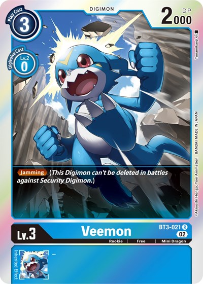 Veemon (Resurgence Booster Reprint) (Resurgence Booster) Near Mint Foil