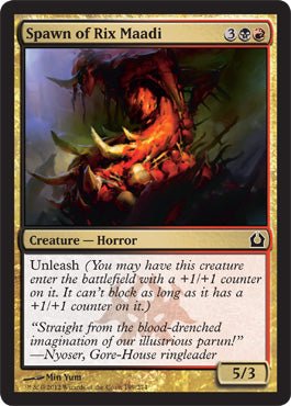 Spawn of Rix Maadi (Return to Ravnica) Near Mint - Nick Nack's Full Frontal Attack